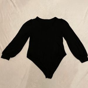 Brand New Black Long Sleeve Bodysuit